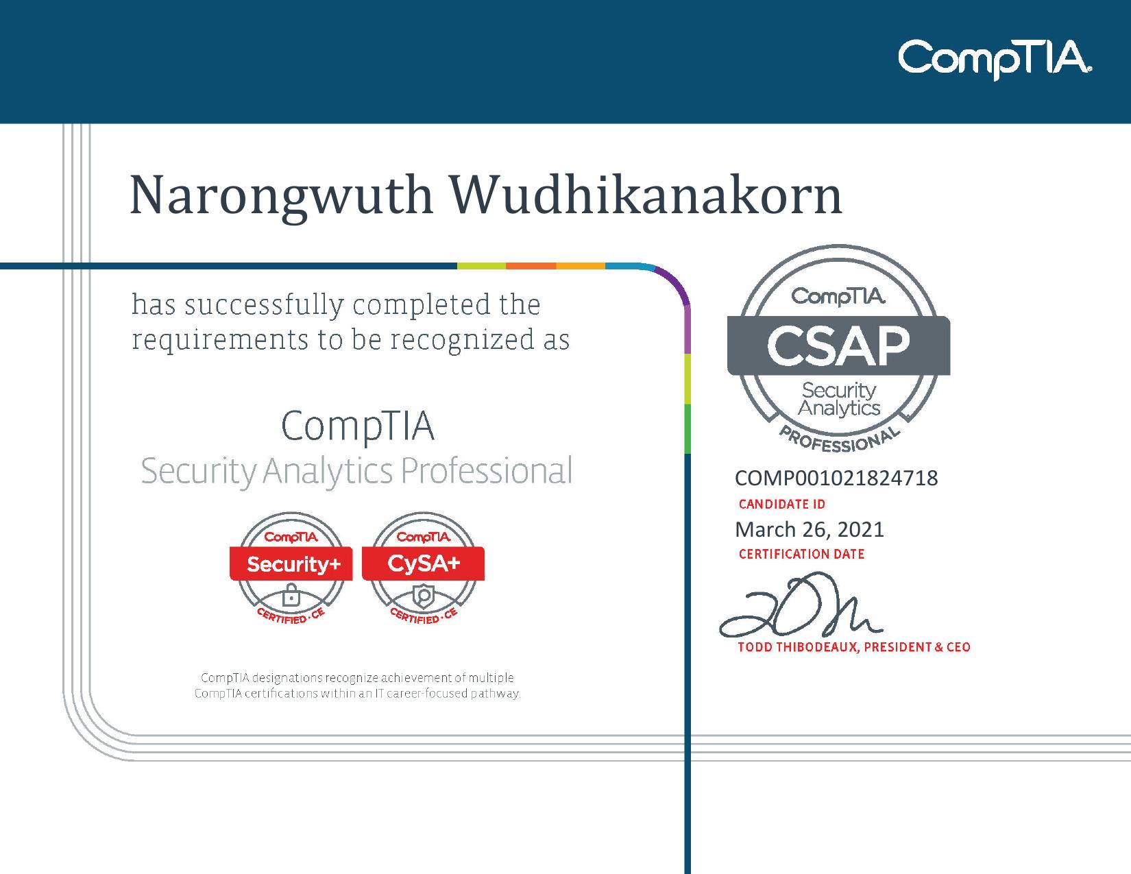 CompTIA CySA+